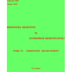 Tome IV : Formation - Recrutement