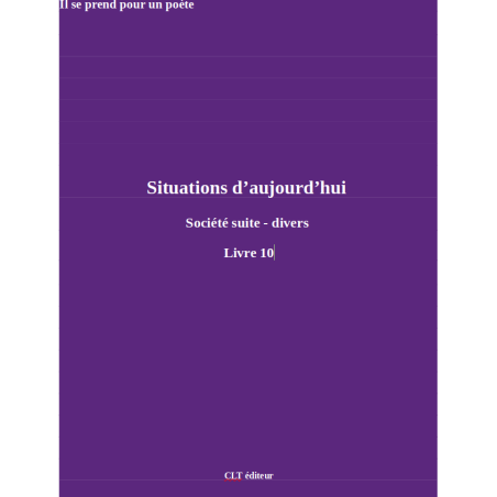 Livre Situations 10 - Société suite - divers