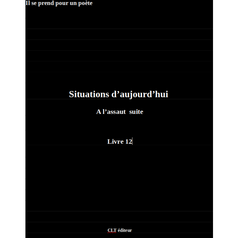 Situations d'aujourd'hui livre 12